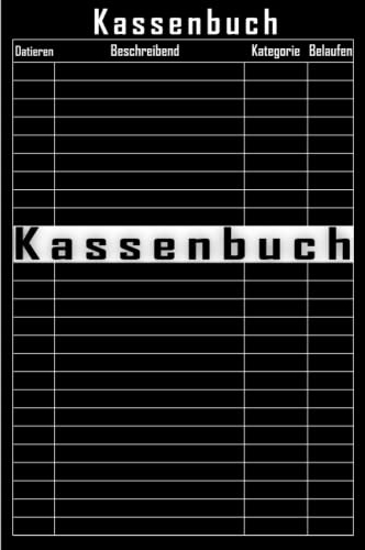 Kassenbuch: Tracker Für Buchhaltung,Einnahmen und Ausgaben,das Finanzamt,Steuerberater,Ladenbesitzer und Vereine Ausgaben zu verfolgen