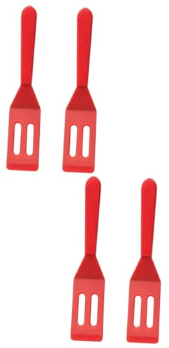 Garneck 4 Stück Schaufel – Utensil Küchenhelfer Küchenkochgeschirr Steakspatel Silikon Küchenwerkzeug Silikon Kochutensil Antihaft Steak Creme