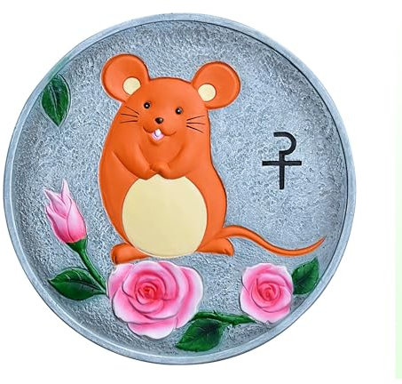 Trittsteine ​​für den Außenbereich, Trittsteine ​​für den Garten, Trittsteine ​​für Wege im Freien aus Fiberglasmaterial, Gehwege im Garten, für Parkhöfe, Rasendekoration(Orange)