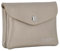 Porte-Monnaie et Cartes en Similicuir Souple - Portefeuille Pochette à Magnétique - Taille Petite - Pratique Léger - Taupe Métal