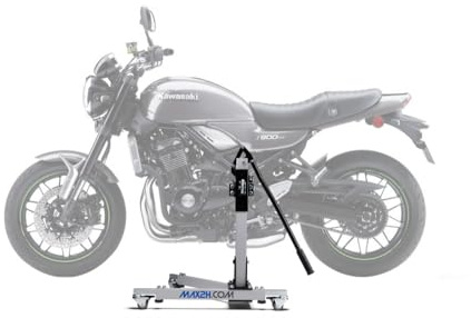 MAX2H Zentralständer für Kawasaki Z 900 RS (Euro 4 | 2018–2020) – grau – Profi Reifenmontage Motorrad