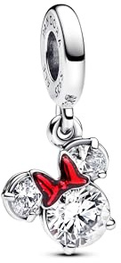 PANDORA Sterling silver Enamel Cubic Zirconia Red 793533C01 Anhänger