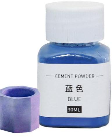 Cement Power - Cement Color Powder | Iron Oxide Powder Concrete Color Pigment | Oxide Pigment Powder | Concrete Dye Tint Pigment 30ml Colorant For Artistic, Decorative Painting, Concrete, Clay