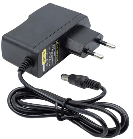 CABLEPELADO - Alimentador 9V, Adaptador de Corriente, Fuente de alimentación, Alimentador de Pared, Cargador Adaptador Alimentación, Conector DC 5.5 x 2.1 mm, Negro. (2A)