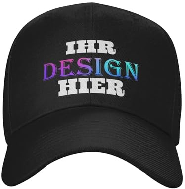 Tingwei personalisiert Cap personalisierte Basecap personalisierte Baseballkappe personalisiertes Cap mit Foto/Logo/Text gestalten Cap selbst gestalten mit Ihrem Logo,Unisex-Trucker-Kappe