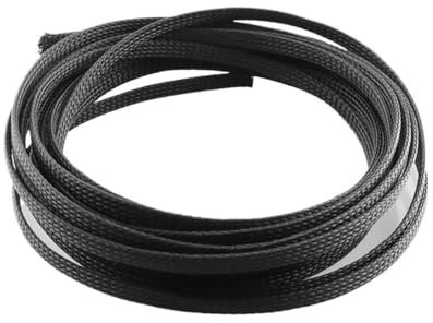 LYVQZPWLR filo di protezione elettrica, Guaina intrecciata espandibile in PET da 9,85 piedi, guaina in rete metallica flessibile nera, copertura for cavi di cablaggio for cavi audio TV PC 1 pz.(20MMx3