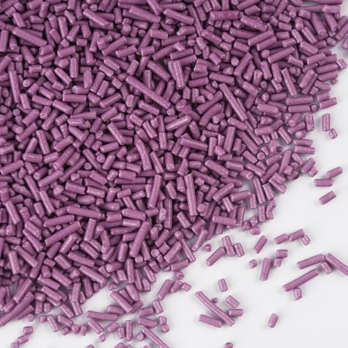Décors Sucrés Vermicelles La couleur violette 130 g - Vermicelles Pâtisserie Comestibles en Sucre Colorés– Décoration Alimentaire Pâtisserie, Desserts, Gâteaux, Biscuits, Cupcakes