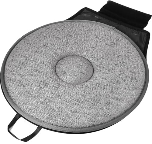 TOPBATHY Coussin Rotatif 360° Pour Voiture Coussins De Siège Ergonomique Antidérapant Adapté Aux Personnes À Mobilité Réduite Utilisation Maison Bureau