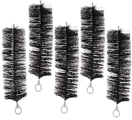 misppro Lot de 5 brosses filtrantes de bassin de 30 cm avec poils en fil croisé pour entretien d'aquarium et de jardin aquatique