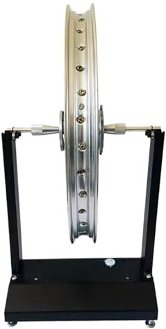 Équilibreur de pneus de moto - Cadre d'équilibre portable, unité d'acier | Plate-forme de réparation compacte avec roulements lisses pour atelier à deux roues, tâches mécaniques de la maison, préparat