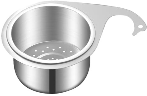 Colector de malla de metal, contenedor de residuos de alimentos, bandeja de chatarra de cocina, protector de rejilla de esquina, recogedor de frutas y verduras, protector de sartén duradero