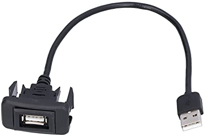 Bnineteenteam CAR USB Port Outlet Flexible Verlängerungskabel -Ladeadapter, Stecker und Spiel, Dashboard -USB -Adapter für Autokonsole