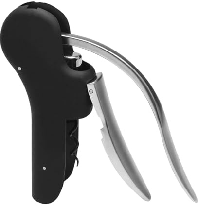Tire-bouchon anti-rouille ergonomique pour le vin et le champagne rapide Ouvrir le tire-bouchon rapide Convient pour les utilisateurs Ouvre-bouteille portable Voyage