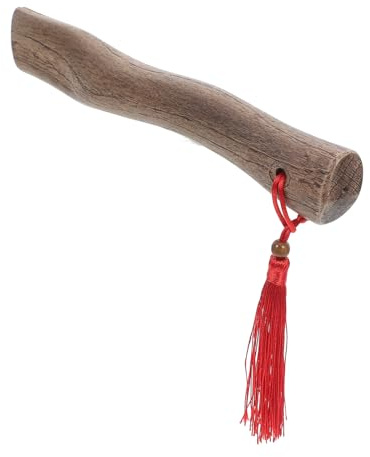 JOINPAYA Ersatz Holzgriff Karbonisiert Rot Outdoor Axtgriff mit Einfachem Werkzeuglose Montage Robust für Camping Gartengeräte Beil Stiel