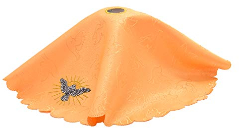 BLESSUME Altar Cloth Chalice Pall Chalice Veil (Golden)
