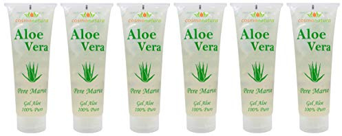IB Cosmetics 40140 - Gel aloe vera 100%, 250 ml x 6 unidades