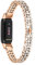 Chofit Ersatz-Armband für Fitbit Luxe - Metall Edelstahl Mit Strasssteinen, Bling Bling Band für Activity Tracker (Roségold)