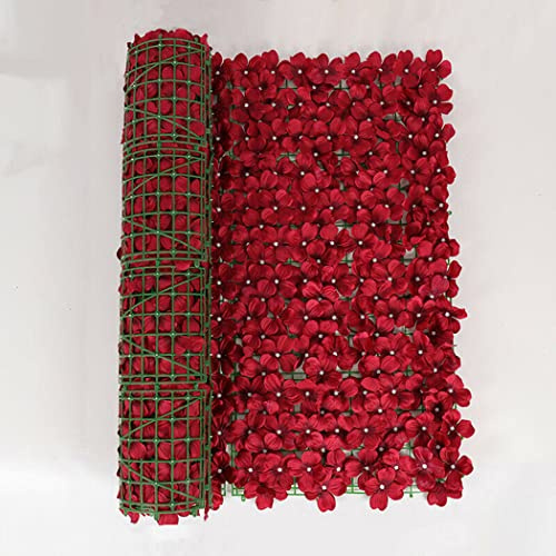 for FACULX Künstlicher Efeu-Zaun, Sichtschutzrolle, Kunststoffblumen, künstliche Hecken, Paneele, Rolle, Gartenzaun, Balkon, Sichtschutz, Outdoor, dekorativ, 0,5 x 1 m