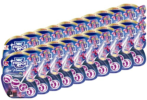 WC FRISCH Spa Momente Harmonie Toilettenstein (20x50g), WC Duftspüler mit luxuriösen, ätherischen Ölen, WC Stein für ein verwöhnendes & langanhaltendes Dufterlebnis