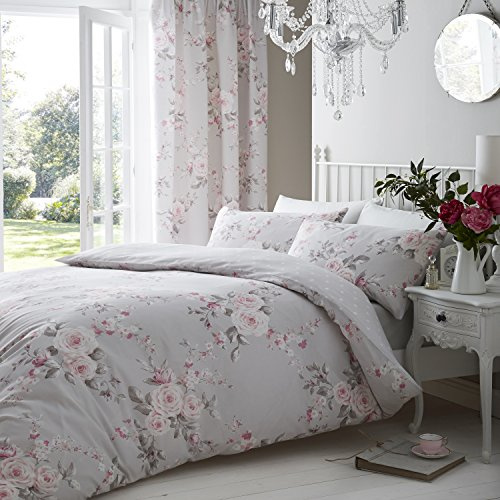 Catherine Lanfield Bettwäsche Canterbury Grey 220X240+2(80X80)