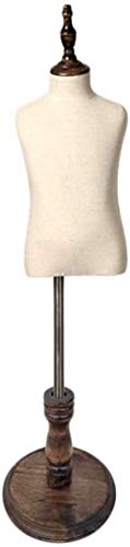 Schaufensterpuppe, Kindertorso, Körpermodell, Schaufensterpuppe, Kleiderpuppe, 2 Jahre alt, Kleiderständer, höhenverstellbar, 2 Ausführungen (Farbe: A) (B)