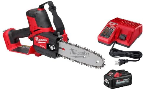 Milwaukee M18 FUEL 8 in. 18V Lithium-Ion Brushless HATCHET Pruning Saw Kit with 6Ah High Output Battery and Charger