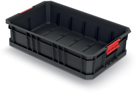 B2C Modular Storage Tool Box On Wheels Large Mobile Tray Compartment Stackable Lockable Portable Workshop Garage Equipment Organizer (Storage basket small)