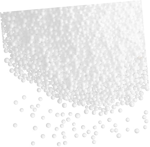 VICASKY Polystyrene Beads for Bean Bags 1-2mm Foam Filling Balls Lightweight Diy Craft Foams Pillow and Couch Filler for Home Cushion Refill
