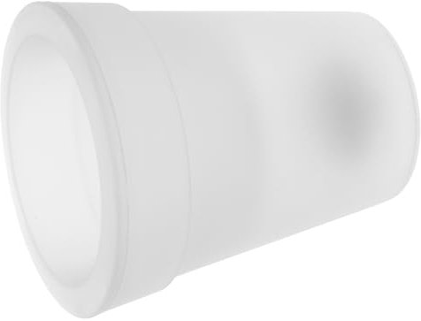 Toyvian Vaso Da Fiori a Led Solare Per Esterni, Vaso Luminoso in Abs, Lampada Da Giardino Resistente Alle Intemperie Luce Bianca Calda Per Decorazioni Esterne e Patio