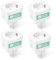 Meross Smart Home Steckdose 4er Pack, WLAN WiFi Steckdose mit Strommessung (16A), kompatibel mit Alexa, Google Home & SmartThings, Sprachsteuerung, Fernzugriff und Timerfunktion