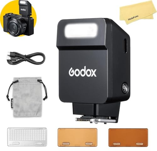 Godox iT22 S iT22-S TTL Flash Fotocamera con Batteria al Litio da 7,4 V/300mAh per Sony Speedlite Light,Tempo di Riciclo di 1,5s,700 Flash a Piena Potenza,Fotocamera Digitale con Slitta Standard