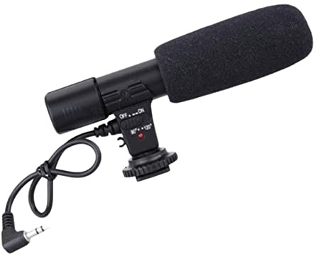 DOITOOL Professional External Video Microphone for DSLR Cameras Ultra Pickup Long Distance Recording Up to Compatible with Vlogging Interview Live Streaming Filmmaking Equipment