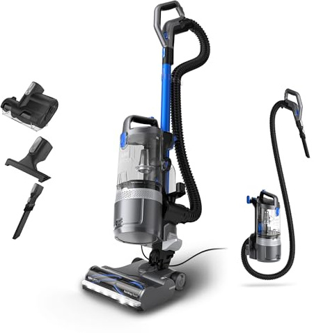 Vax LiftOut Reach Pet Corded Upright Vacuum Cleaner, CDUP-LOXR | Carpet, upholstery & hard floor hoover, powerful pet hair pickup, bagless, with included tools, 600W, 6.4kg, 2L, 14.5m reach