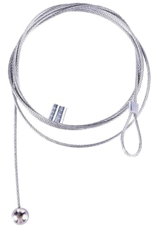 HINTRMENT 2pcs Magnetic Photo Rope Silver String for Photo Leaves No Marks Hanging Rope for Dorm and Doors Display