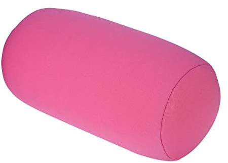 Mini Kissen Rolle Auto Sofa Kissen für Reisen Büro 29 x 16 cm (Farbe: Rosa)