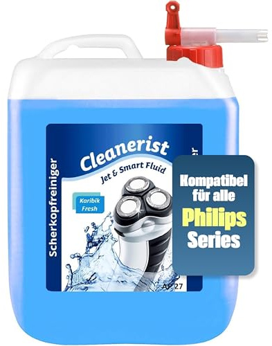5 L Cleanerist Jet & Smart Fluid Reinigungsflüssigkeit Kompatibel-Ersatz mit Philips Rasierer mit Auslaufhahn