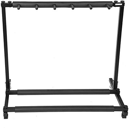 Gitarrenständer für E-Bass, mit Gummipolsterung für Gitarrentrainingsraum (5 Räume)