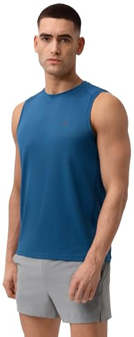 DANISH ENDURANCE Träningslinne, Gym, Ärmlös, för Män, 1 & 2-Pack | Ärmlöst träningslinne, andas & torkar snabbt, återvunnet stretchmaterial för löpning & gym