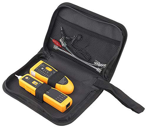 Network Cable Tester Kit, Portable Line Finder for Miss Wiring Disorder Cable Open and Short Circuit Included Toolkit