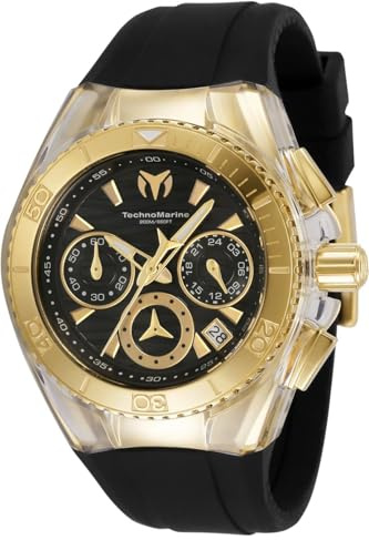 TechnoMarine Cruise Star Chronograph Quartz Black Dial Ladies Watch TM-120036