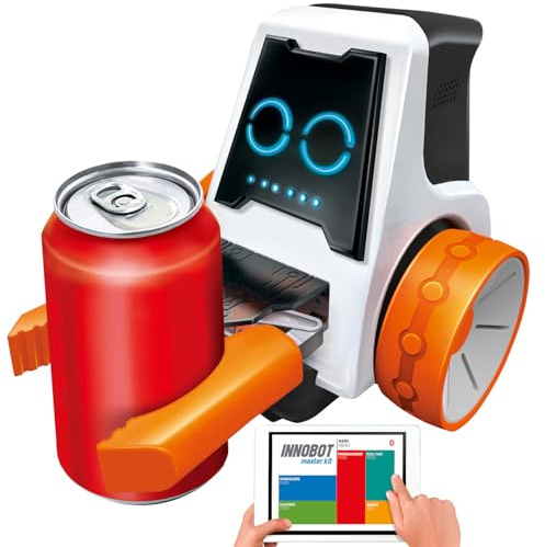 Playtastic Elektronik Bausatz: Spielzeug-Roboter-Bausatz mit Bluetooth und App für Programmierung (Roboter zum selber Bauen, Spielzeugroboter, iPad)