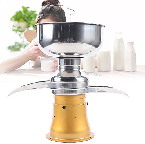 vinnyooc Centrifugeuse à Lait électrique, Séparateur de Crème de Lait Machine, écrémeuse électrique, Inox Séparateur de Lait Capacité 50 L/H