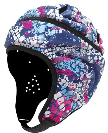 Casco de fútbol americano con bandera para jóvenes, cascos protectores para adultos, cascos de fútbol con bandera acolchada suave, protector de cabeza ajustable para jóvenes, niños y adultos