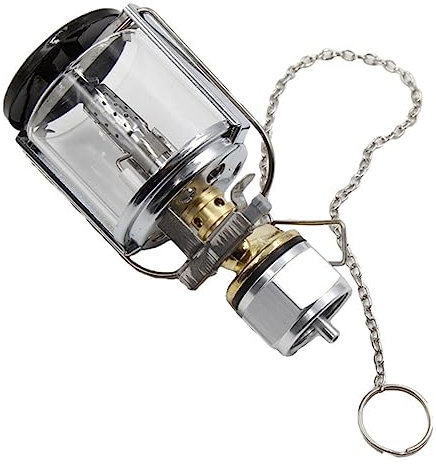 BCOATH Campinglampe Propanlampe Mapp-gaslampe Tragbare Gaslampe Campinglicht Mit Box Und Abdeckung Edelstahl Für Ausflüge Und Notfälle