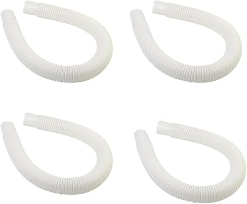 Daaxing Tubo di ricambio per piscina, tubo skimmer per piscina rialzata, ricambio compatibile con Skimmer di superficie Intex, 10531, 3,8 x 7,6 cm, 4 pezzi
