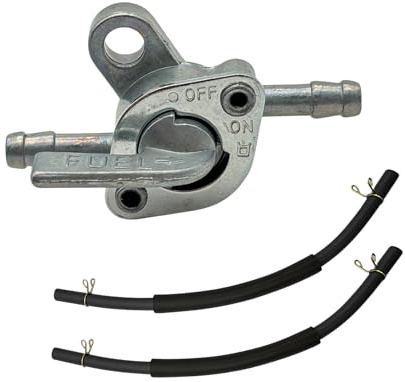 YGQ Robinet de carburant en ligne robinet essence moto 4,8 mm 3/16 pour générateurs Baja Nini ATV Dirt Super Pocket Mini Bike Go Kart Moto Tao Tao 50 70 cc 110 cc 125 cc