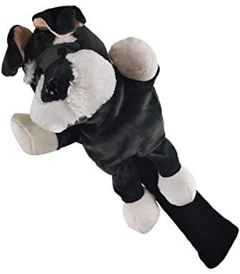 LeeQinersw Housse de Protection pour Club de Golf en Peluche Douce, Chien