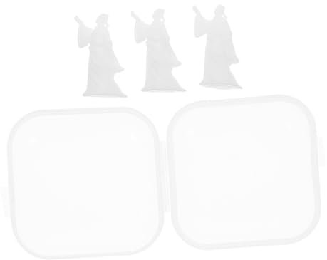 Levemolo Figurines De Paysage Miniature Japonaises pour Décoration De Bonsaï Et Jardin, Lot De 3 Statues De Jardin en Résine 2 Cm, Ornement Artisanal Micro Paysage pour Pot De Fleurs