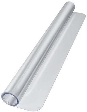 IMYOGI Exquisite, durchsichtige PVC-Tischdecke, 70 x 130 cm, Esstischschutz mit hoher Transparenz, wasserdichte Tischunterlage für Kommoden, Truhentische, Nachttische und Arbeitsplatten