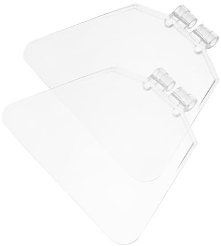 HYTROVE Plastik Augenschutz Schutzschild 2 Stück Transparent 8 Zoll Mit Befestigungszubehör Für Elektrowerkzeuge Werkbank Sicherheitsschutz